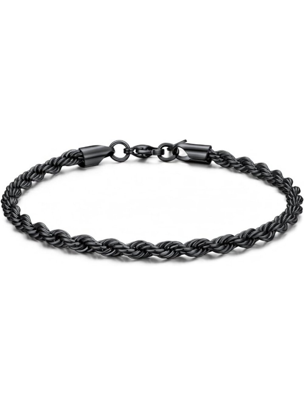 Durable Stainless Steel Rope Bracelet for Men | Stylish & Trendy Accessory